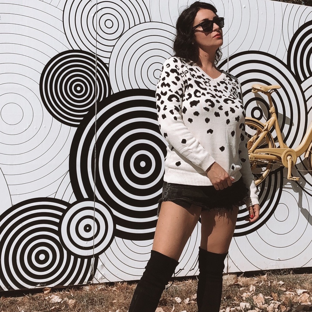 New cotton sweater